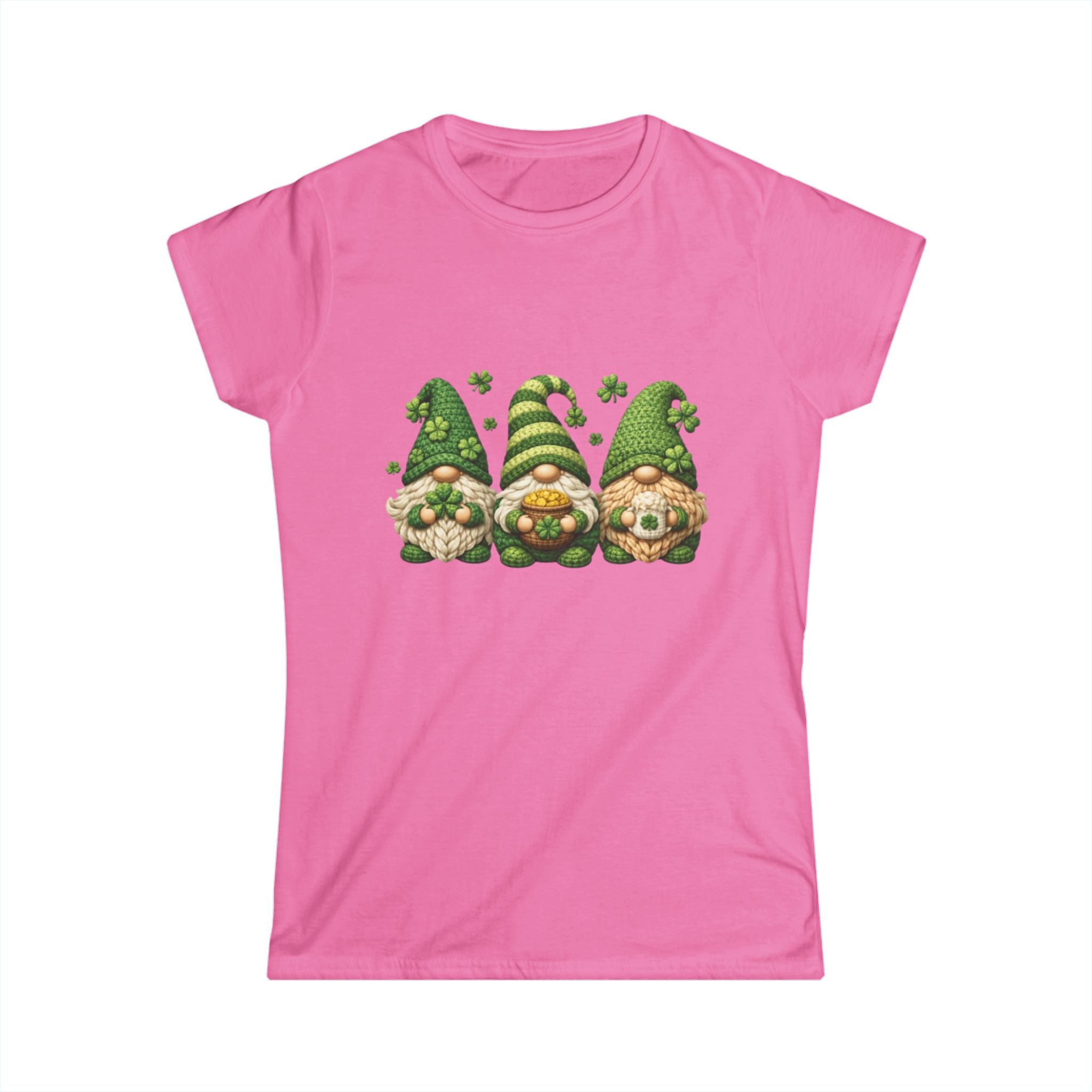 Lucky Green Gnome Cotton Tee