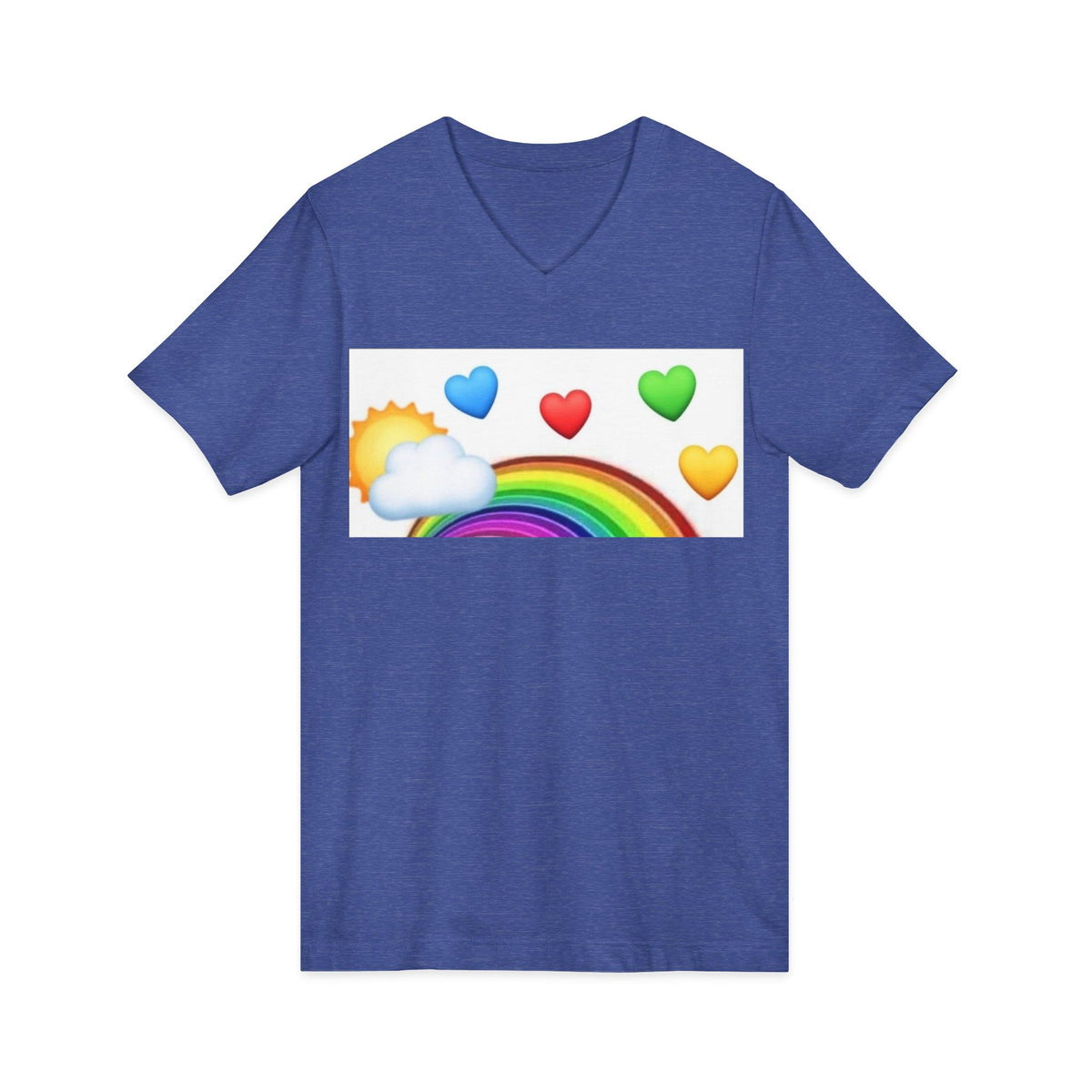 Unisex Jersey Short Sleeve V-Neck Tee