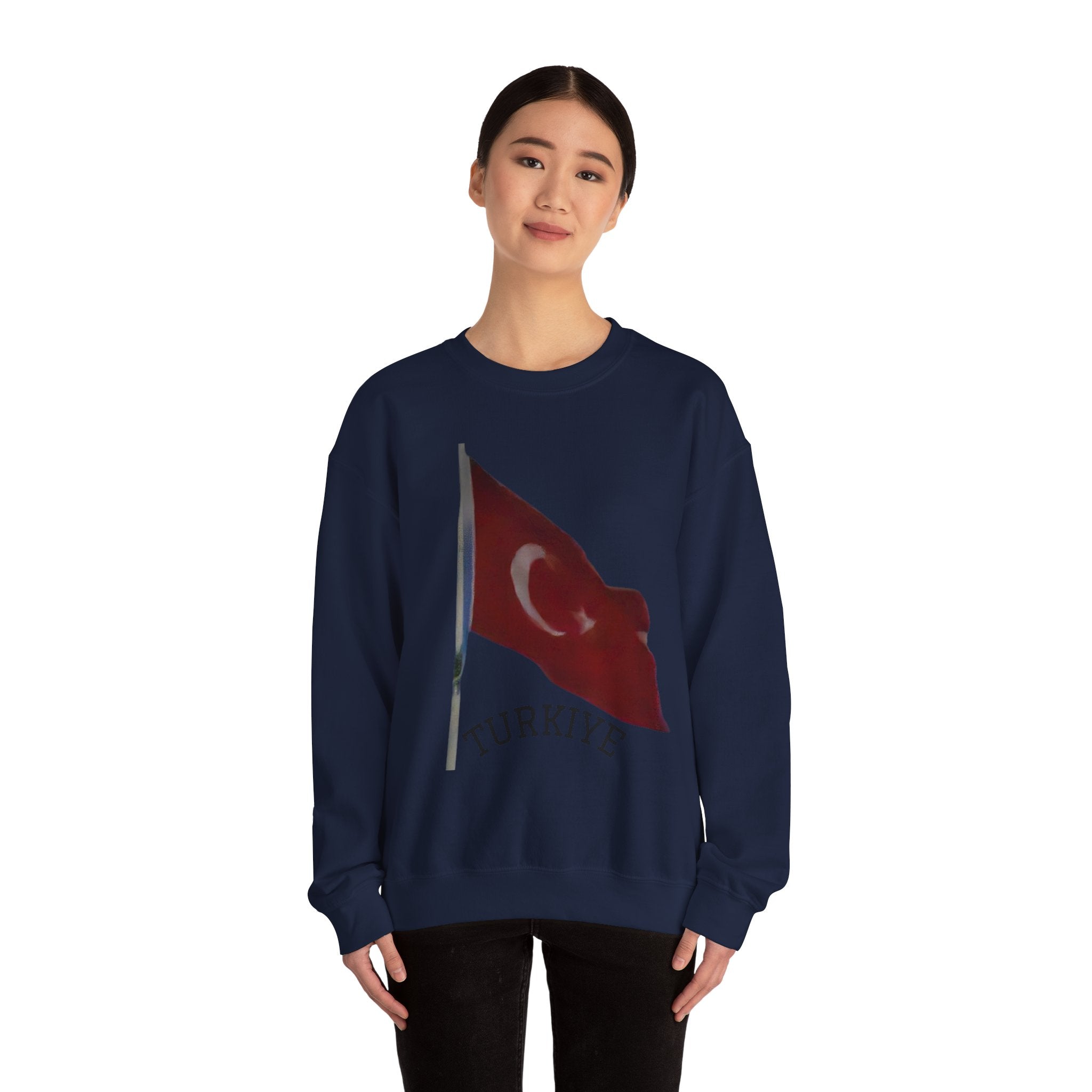 Turkish Flag Fleece Crewneck