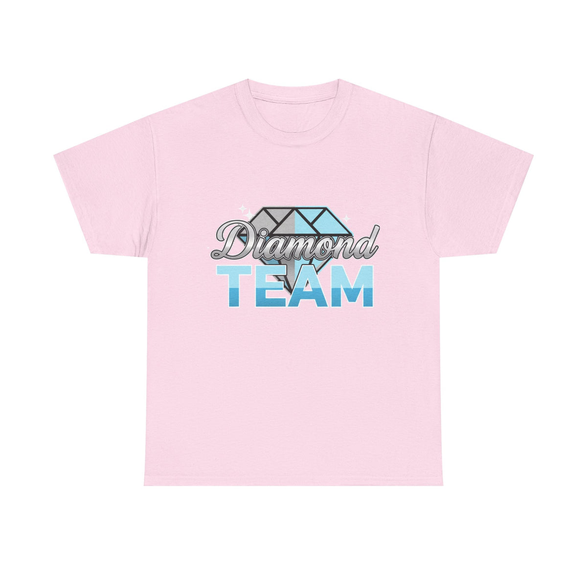 Diamond Team T-Shirt — Blue Gem Graphic Tee
