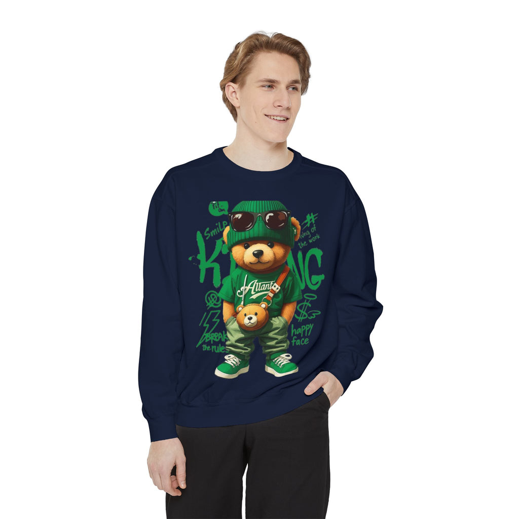 Bear Graphic Cotton Sweatshirt
