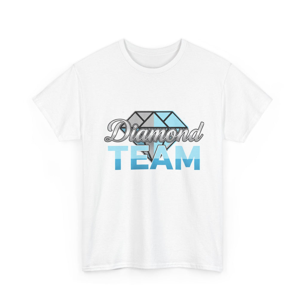 Diamond Team T-Shirt — Blue Gem Graphic Tee