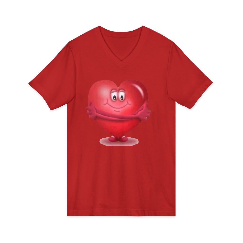 Unisex Jersey Short Sleeve V-Neck Tee