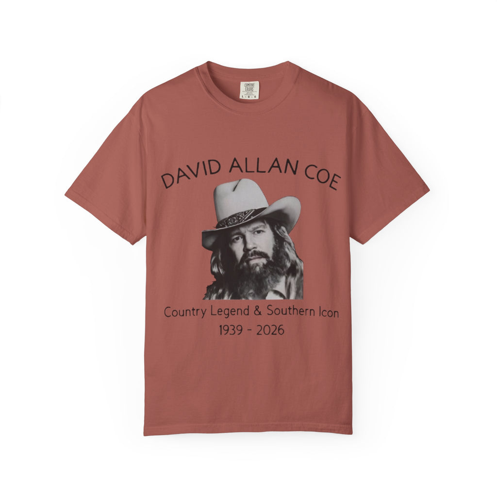 David Allan Coe Tribute T-Shirt – Country Legend Memorial