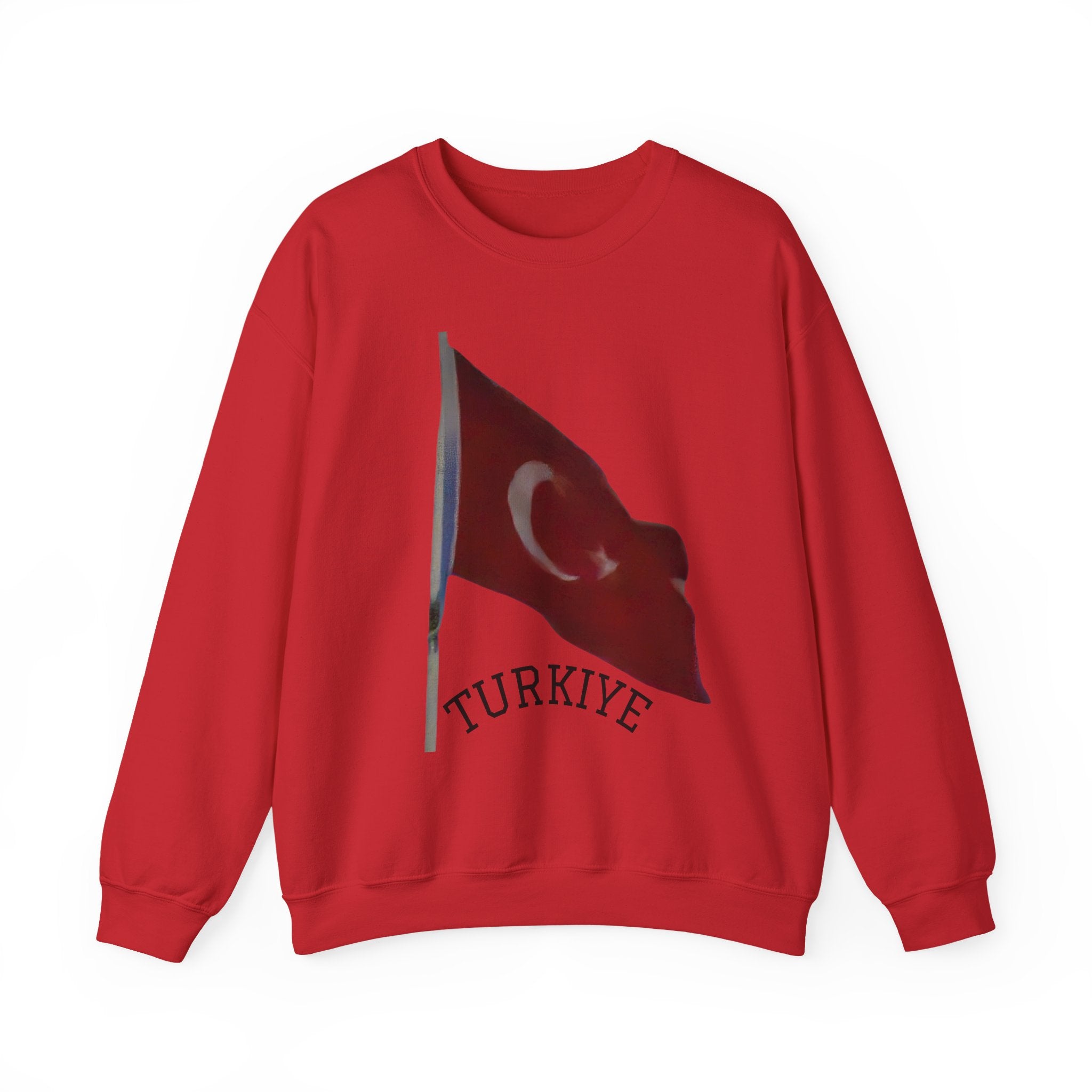 Türkiye Bayrağı Bisiklet Yaka Kazak — Türk Bayrağı Kazak