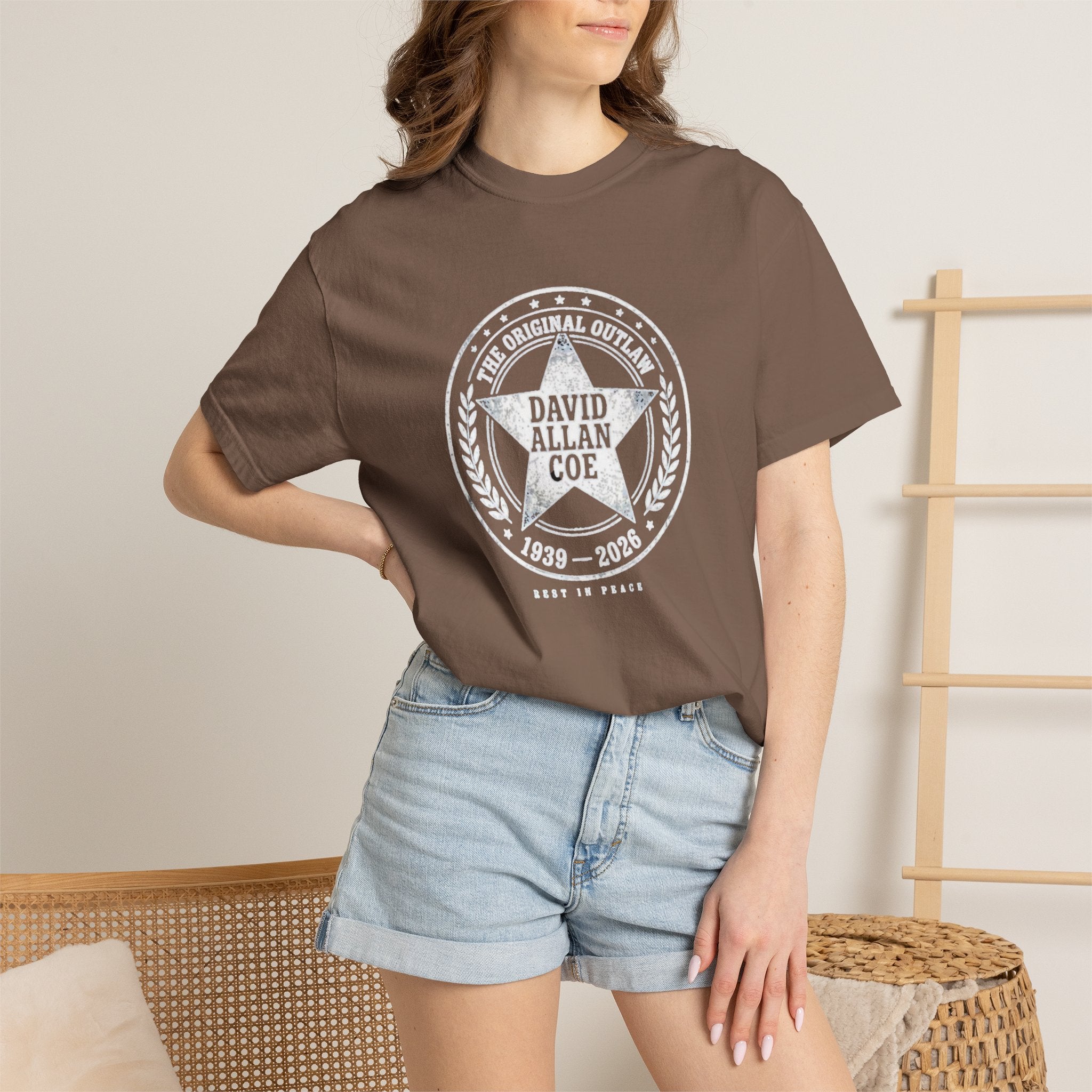Distressed Star Seal T-Shirt — Vintage Americana Graphic Tee