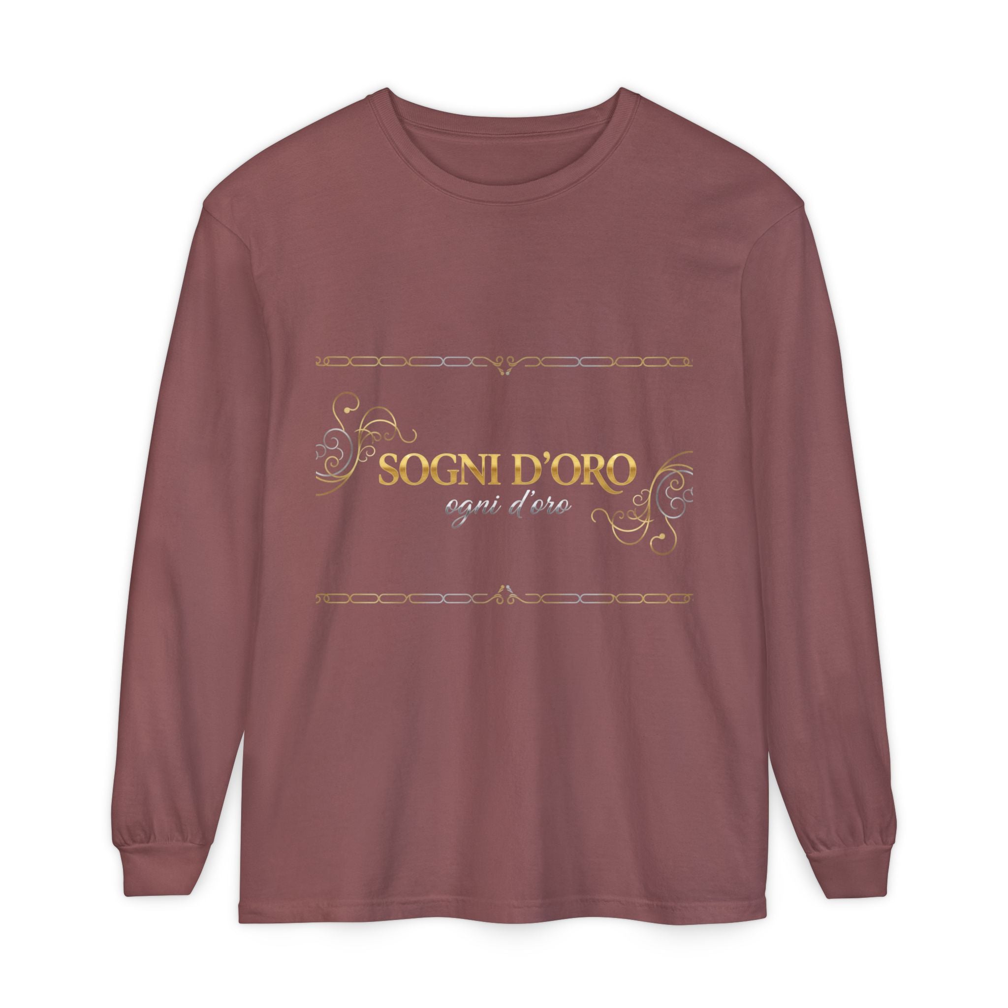 Garment-Dyed Cotton Long Sleeve