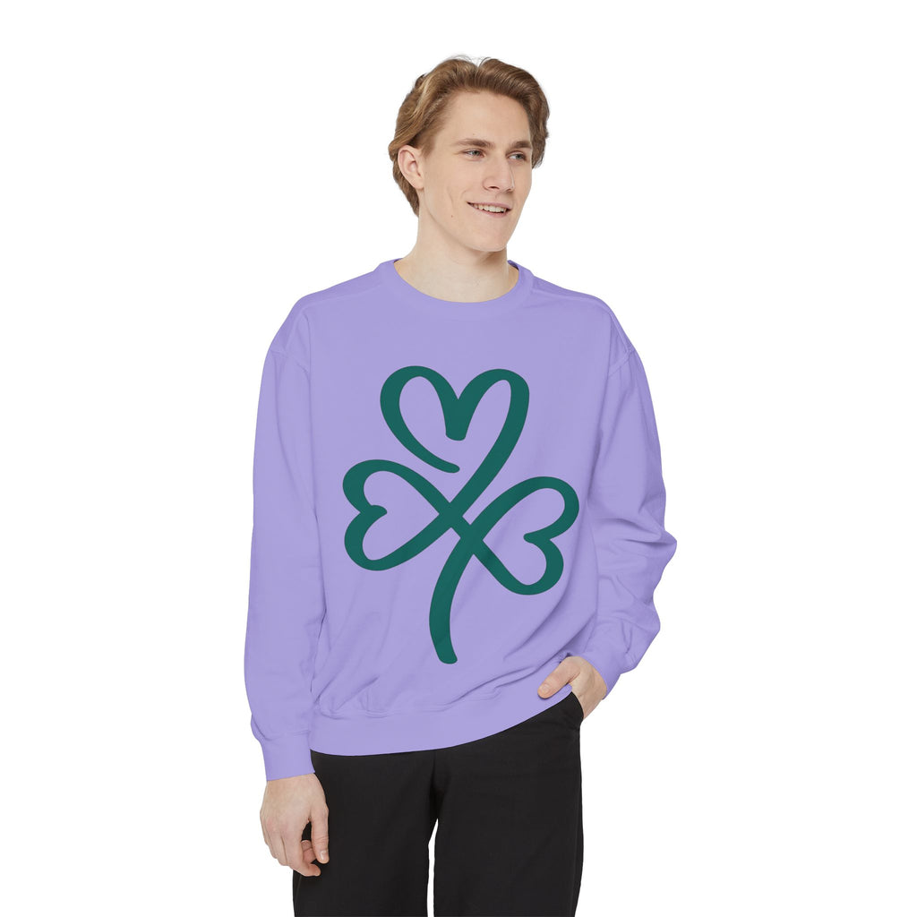 Heart Clover Cotton Sweatshirt