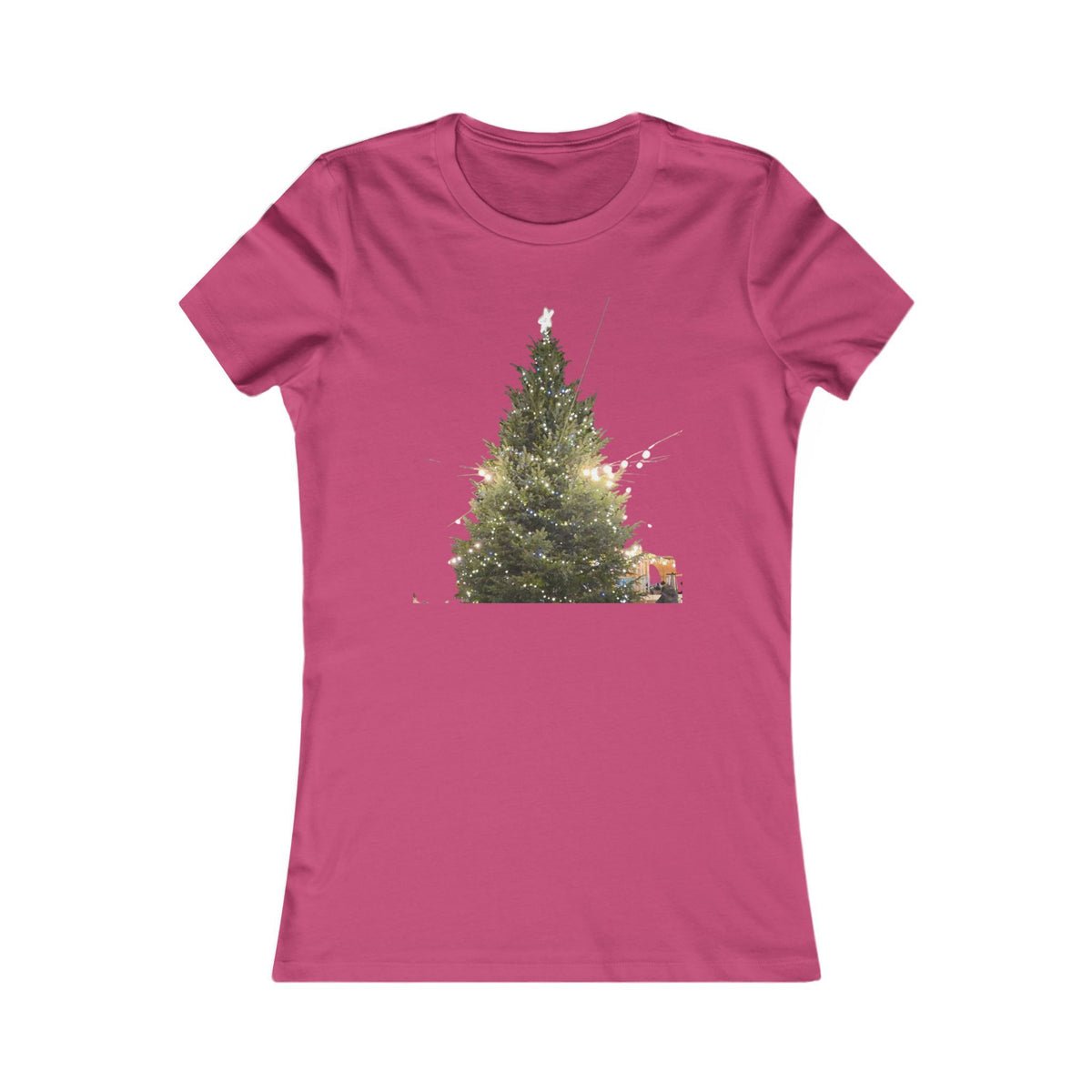 Christmas Tree Lights Women's Tee