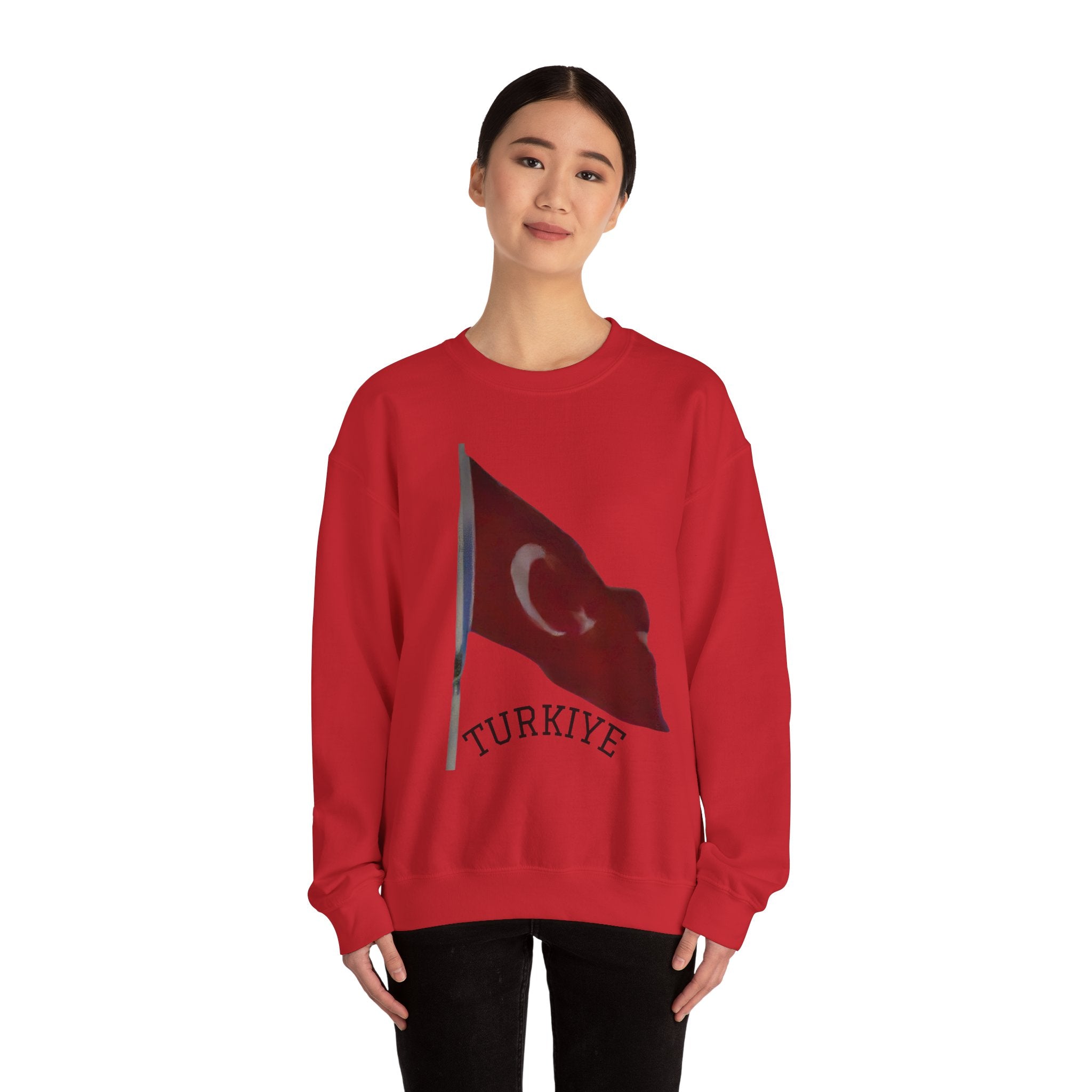 Turkish Flag Fleece Crewneck