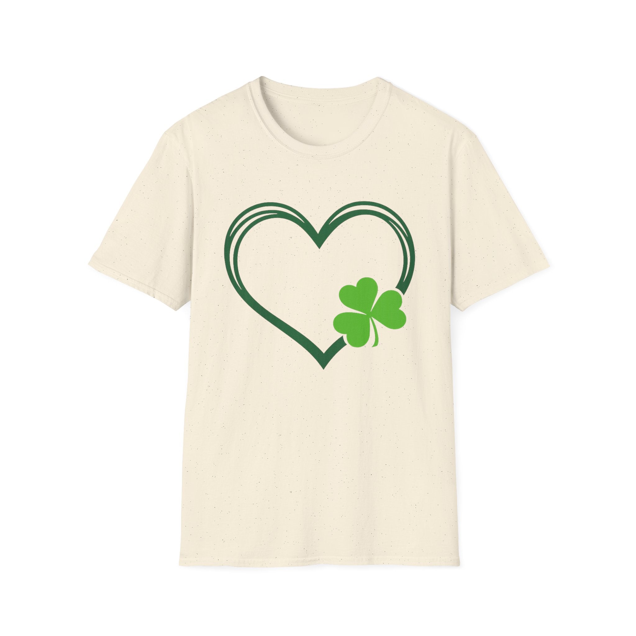 Soft Cotton Shamrock Heart Tee