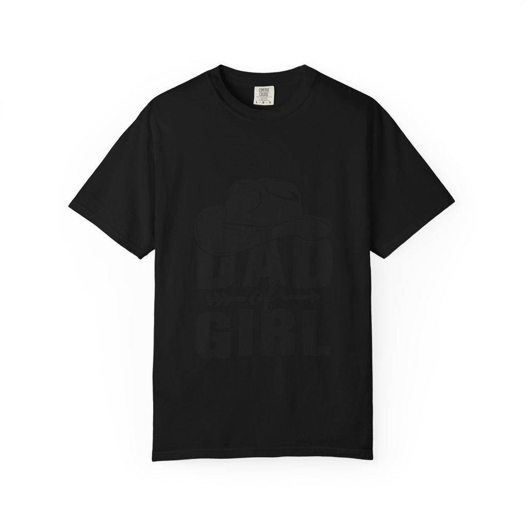 Dad of Girl T-Shirt — Cowboy Hat Father of Daughter Tee