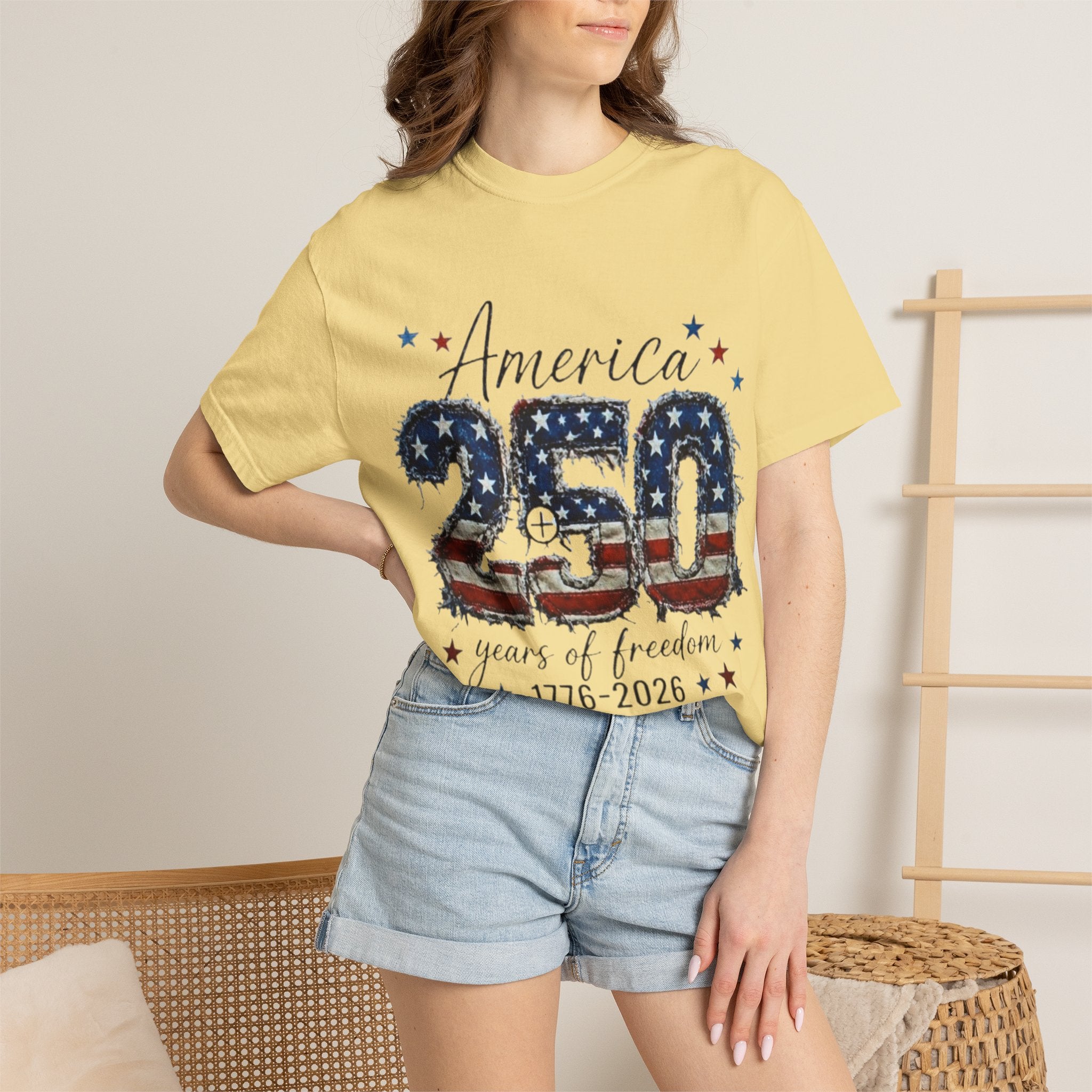 America 250 T-Shirt — 1776–2026 Stars & Stripes Patriotic Tee