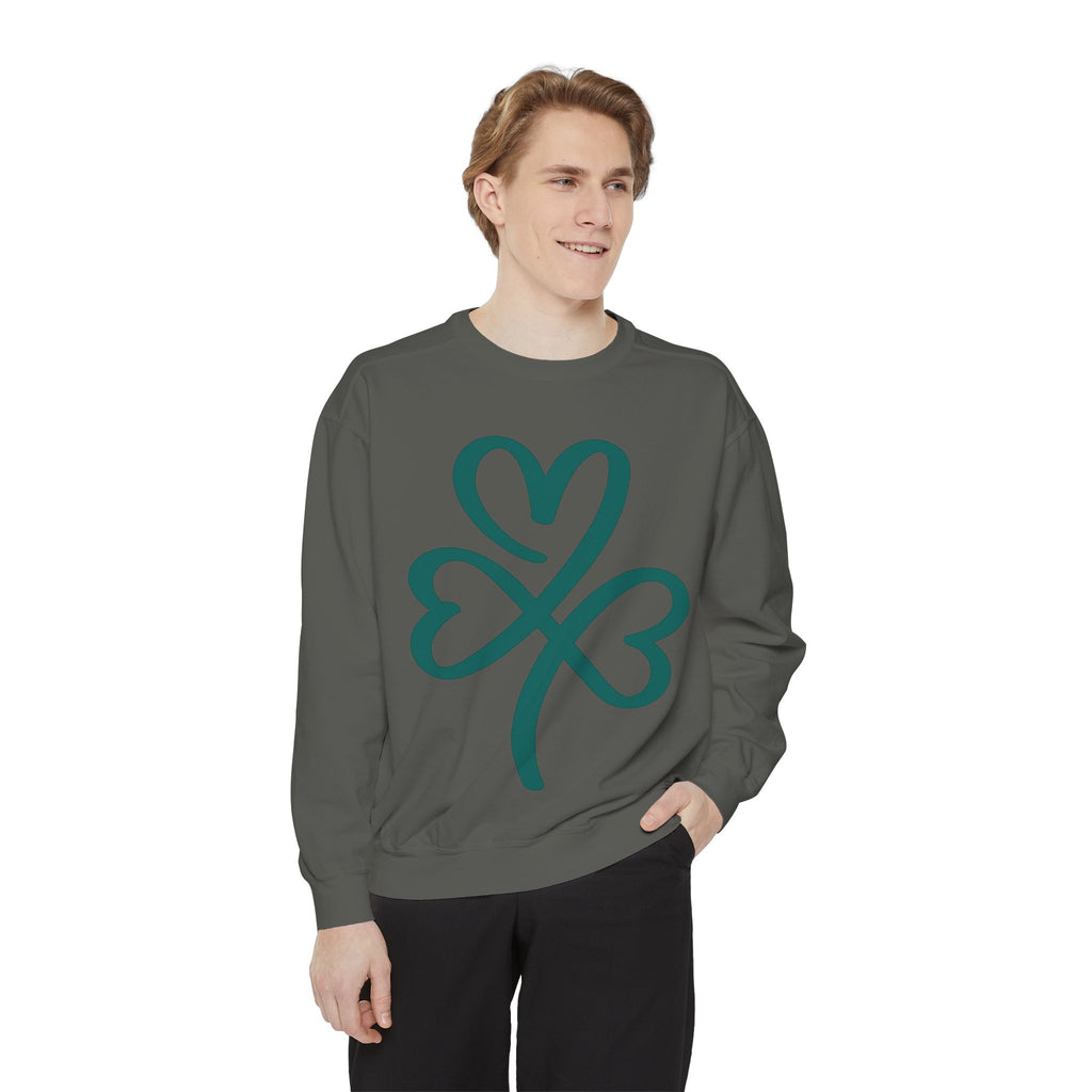 Heart Clover Cotton Sweatshirt