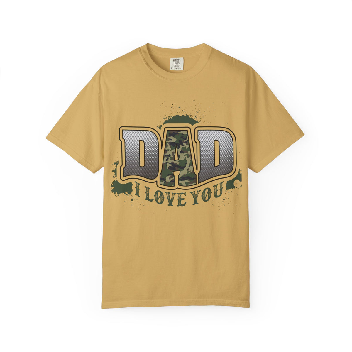 Dad I Love You Camo Graphic T-Shirt