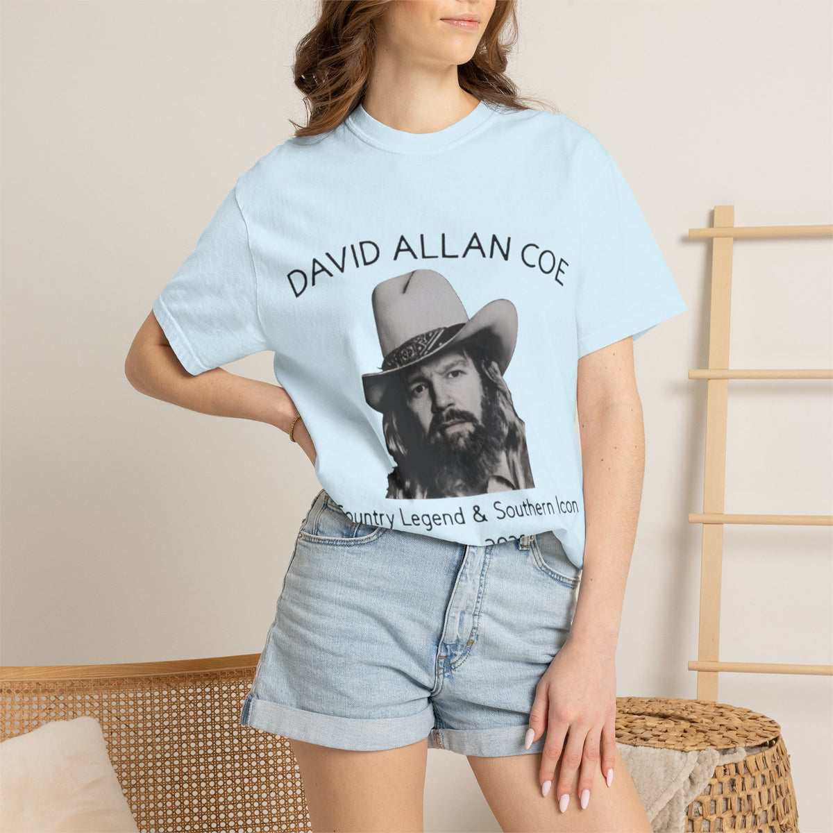 David Allan Coe Tribute T-Shirt — Country Legend Memorial Tee (1939–2026)