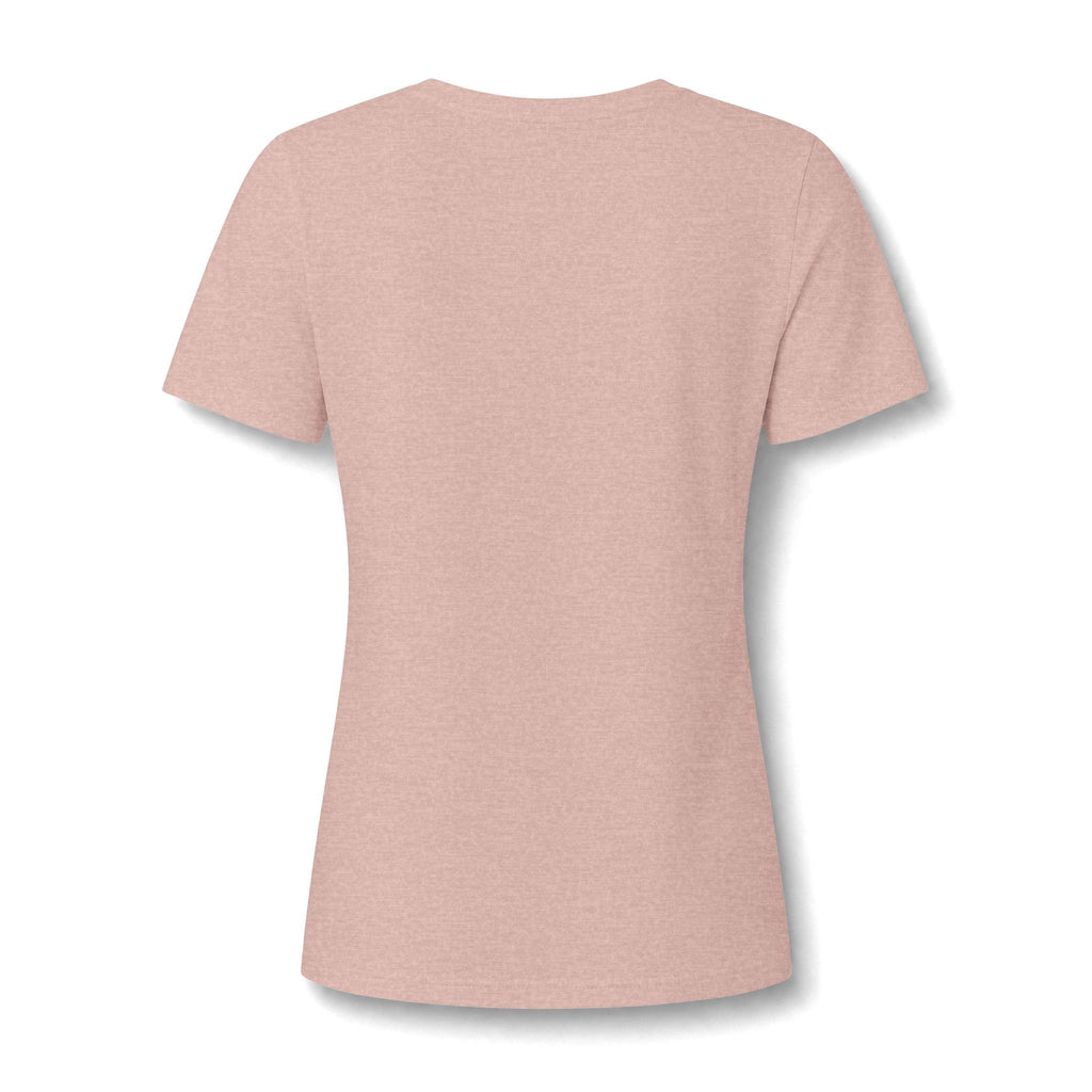 Senior 2026 Cheer Mom V-Neck Tee — Pink Pom Pom Graduation Shirt
