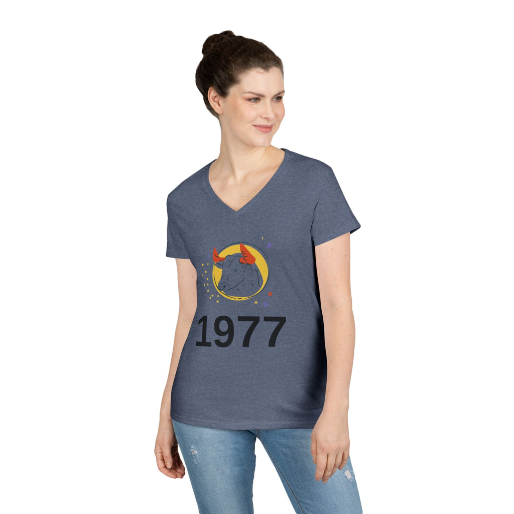 1977 Taurus Cotton V-Neck