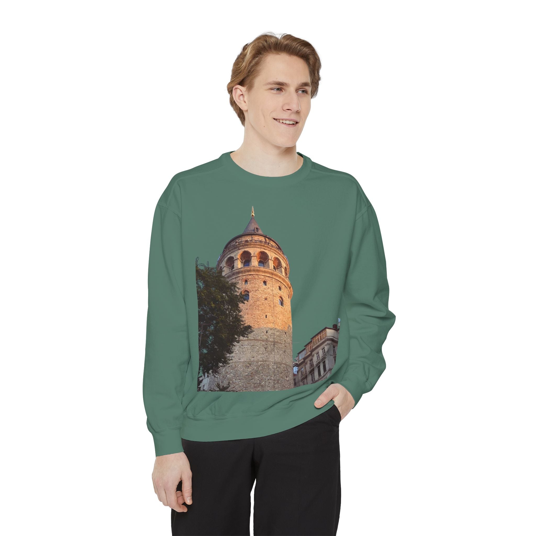 Garment-Dyed Cotton Sweatshirt