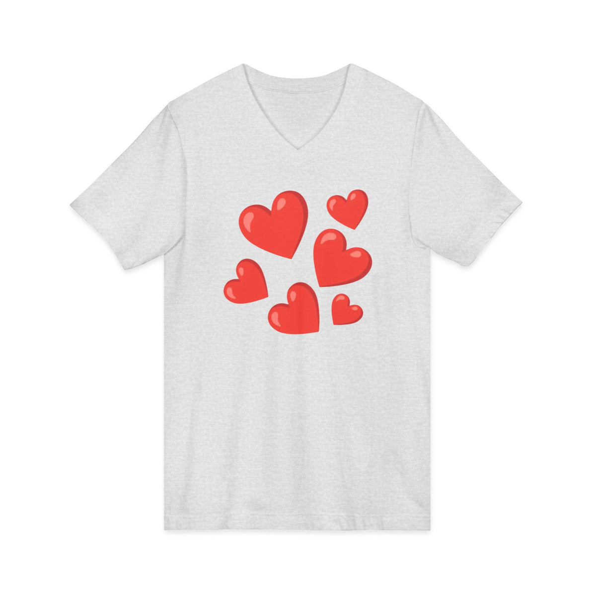 Unisex Jersey Short Sleeve V-Neck Tee