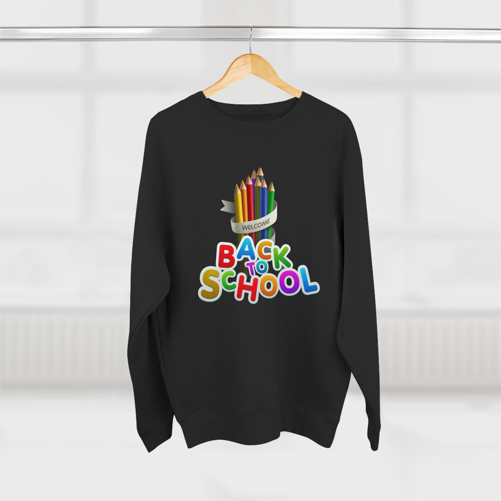 Okula Dönüş Sweatshirt'ü — Renkli Kalem Tasarımı