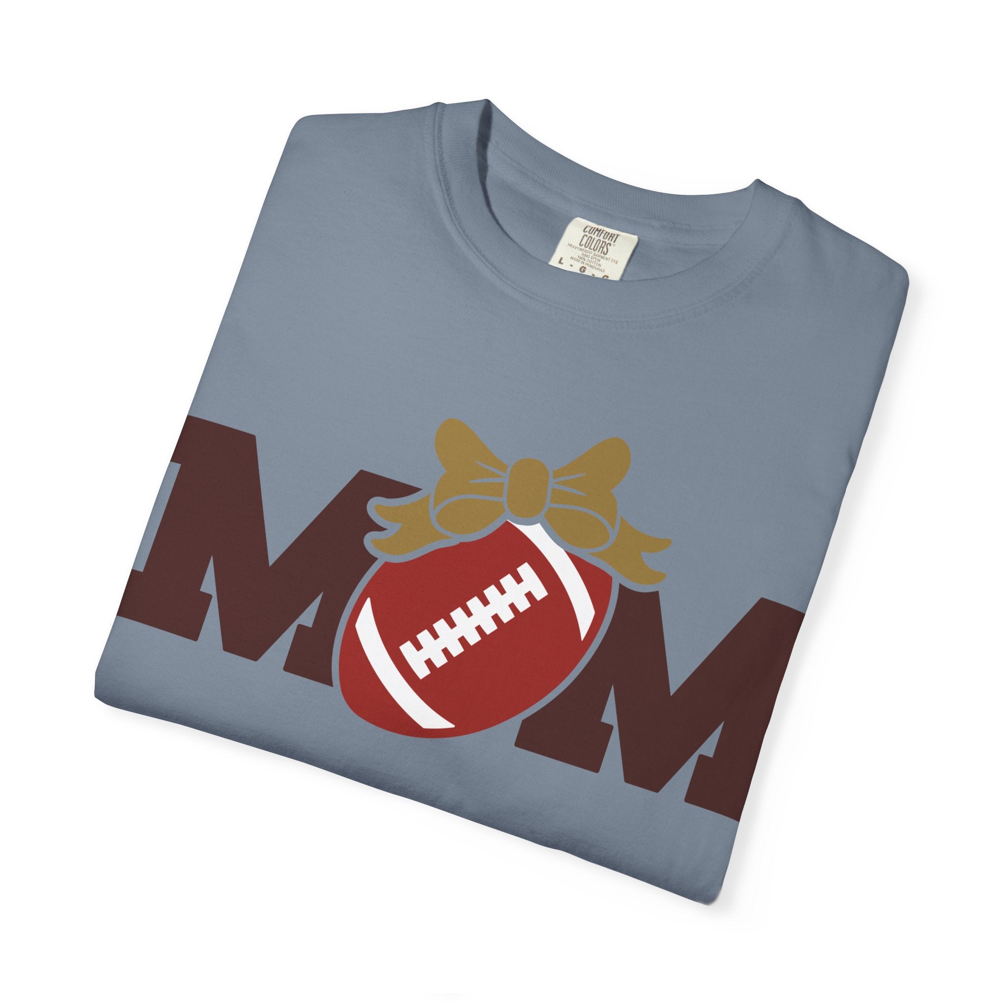 Garment-Dyed Football Mom Tee