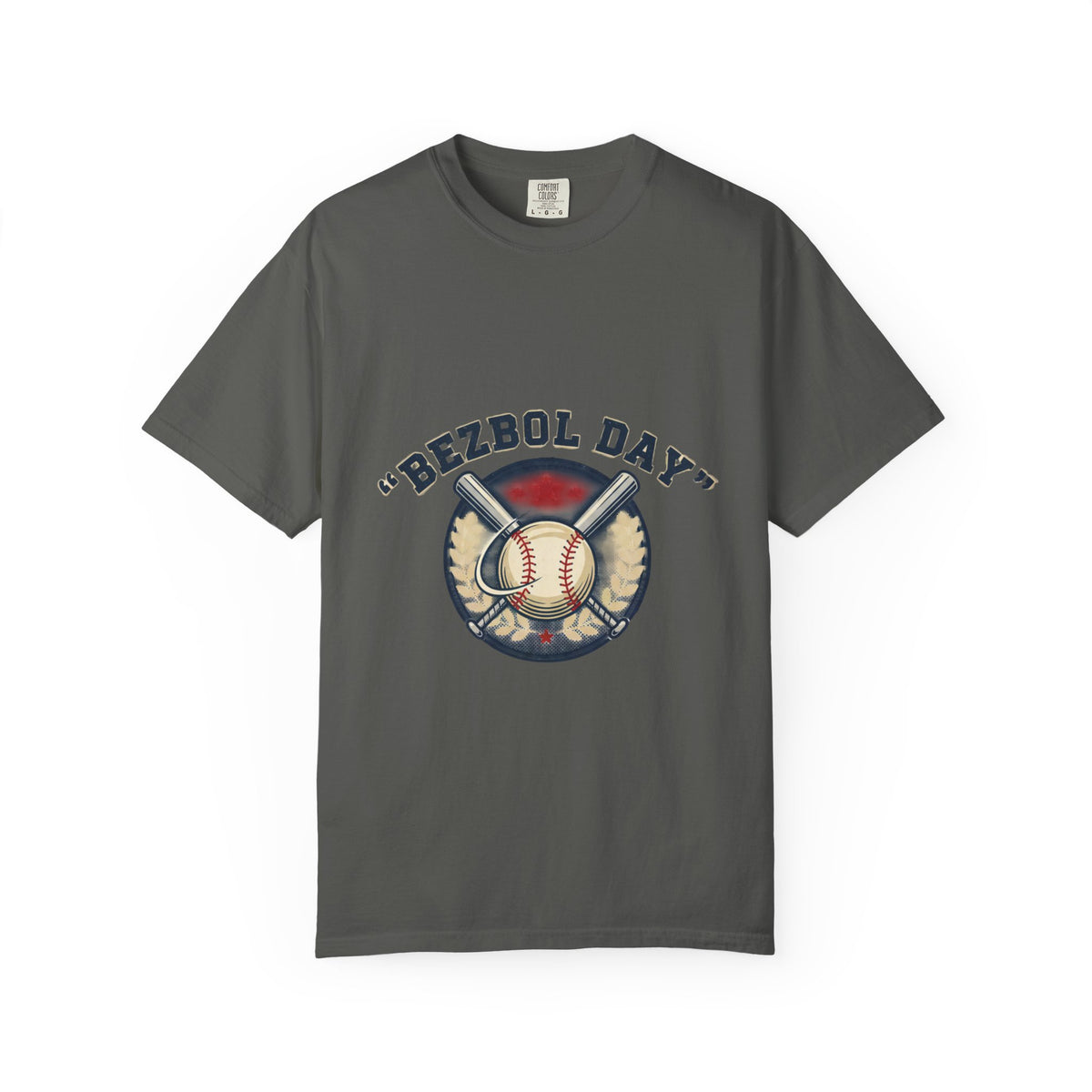 Baseball Graphic T-Shirt — "Bezbol Day" Retro Baseball Tee