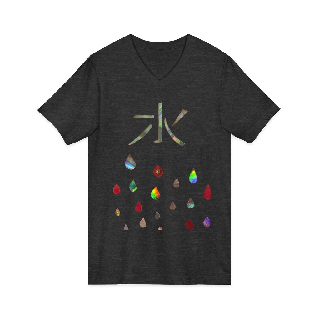 Unisex Jersey Short Sleeve V-Neck Tee