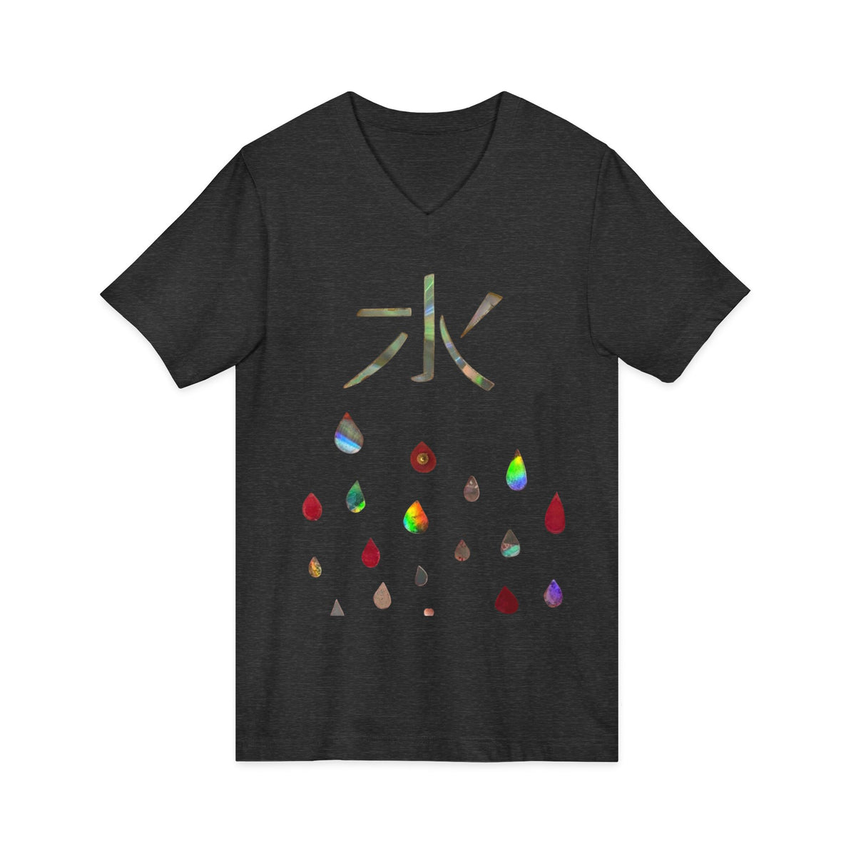 Unisex Jersey Short Sleeve V-Neck Tee
