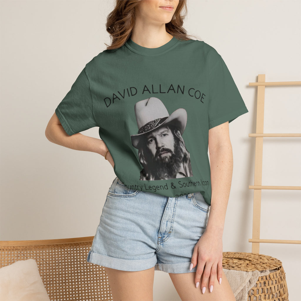 David Allan Coe Tribute T-Shirt – Country Legend Memorial