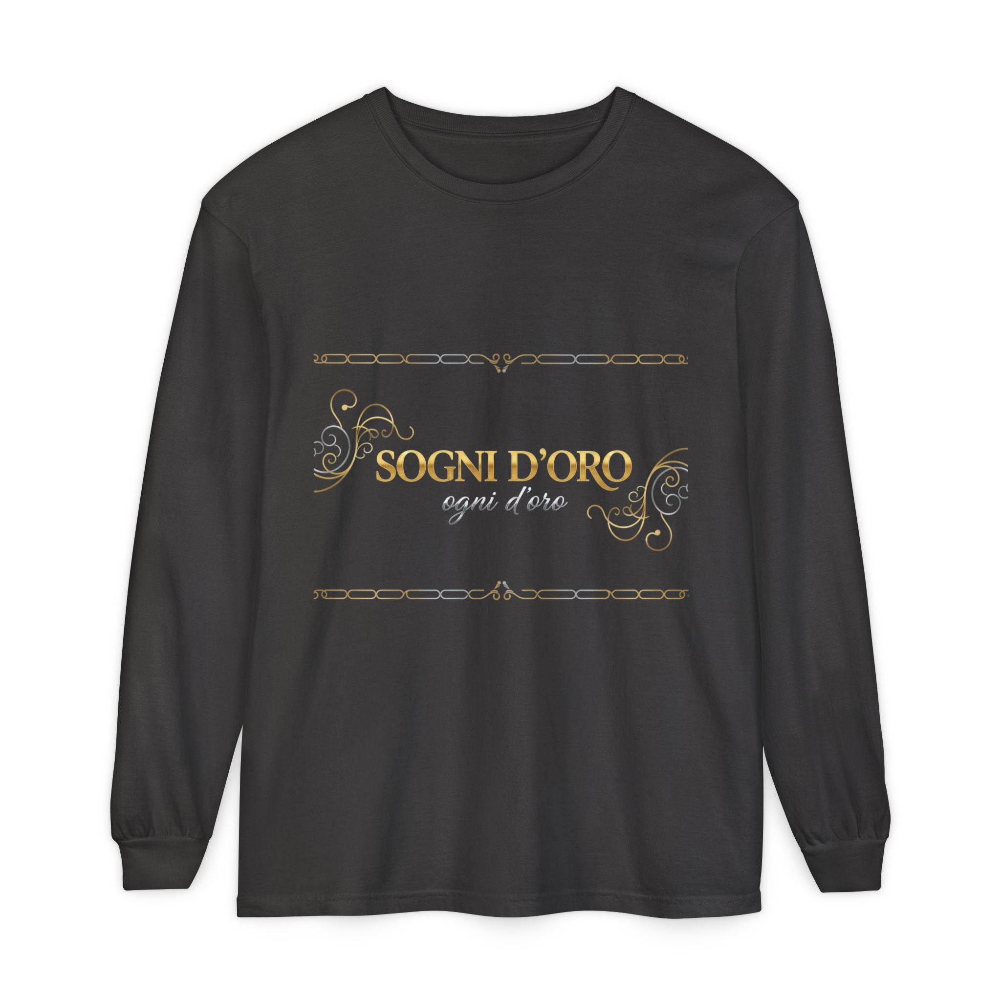 Garment-Dyed Cotton Long Sleeve