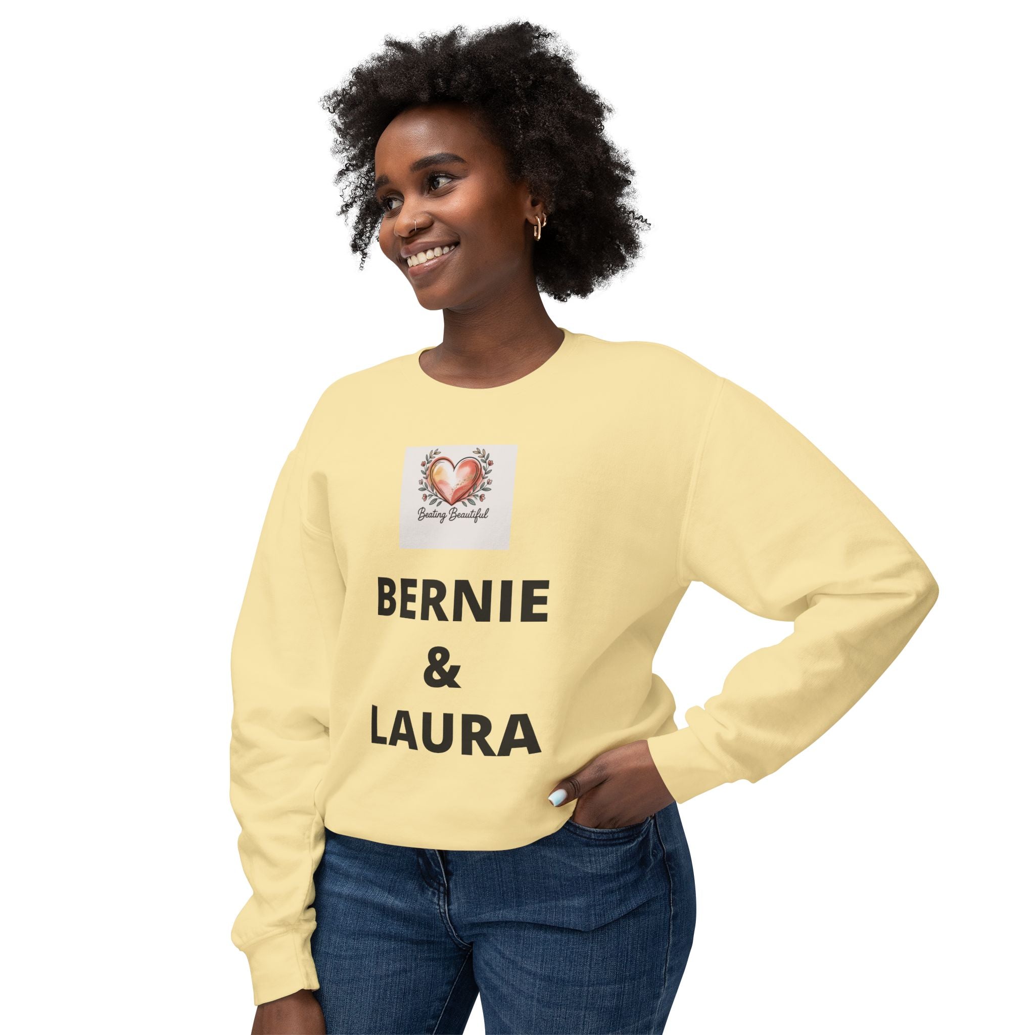 Custom Heart Name Crewneck