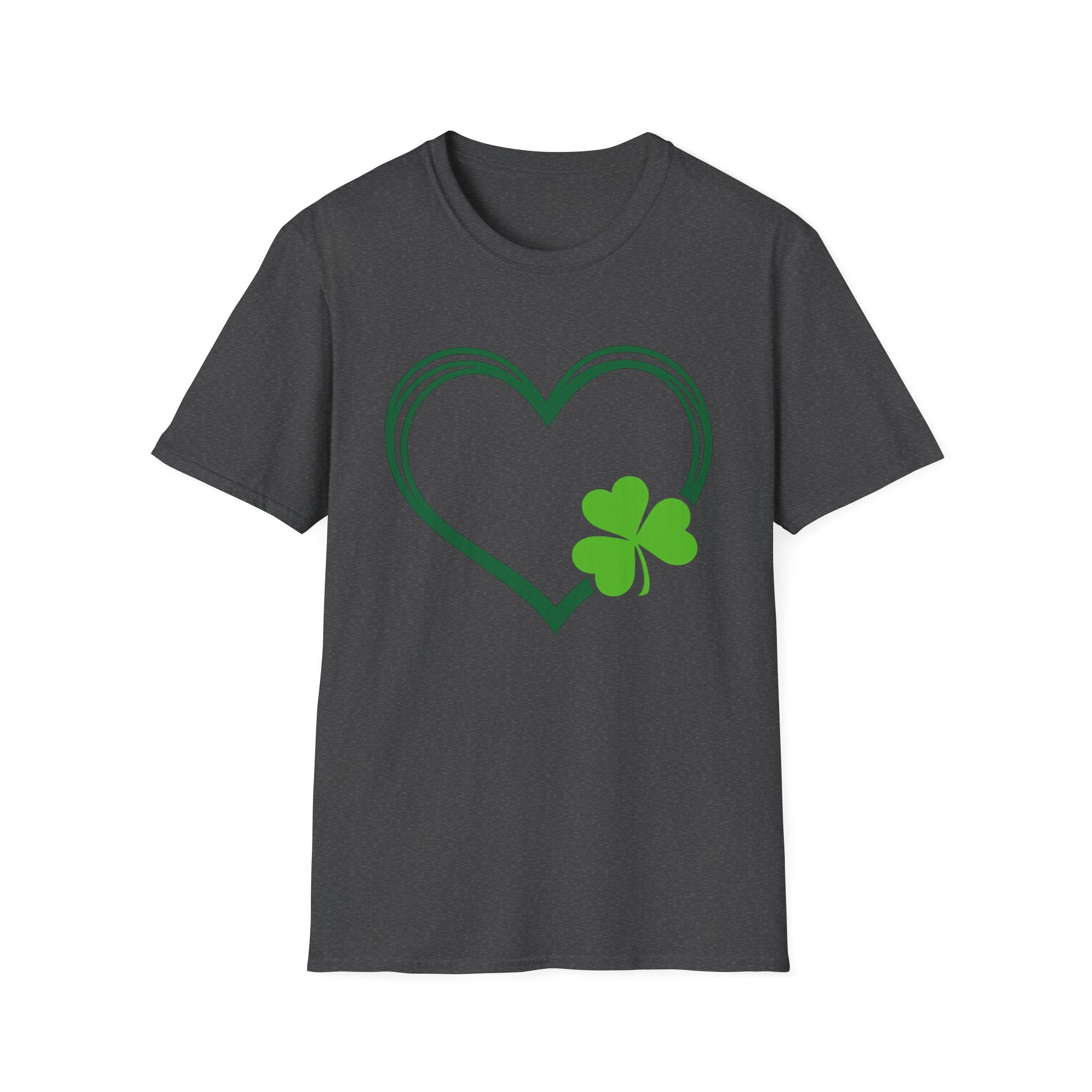 Soft Cotton Shamrock Heart Tee