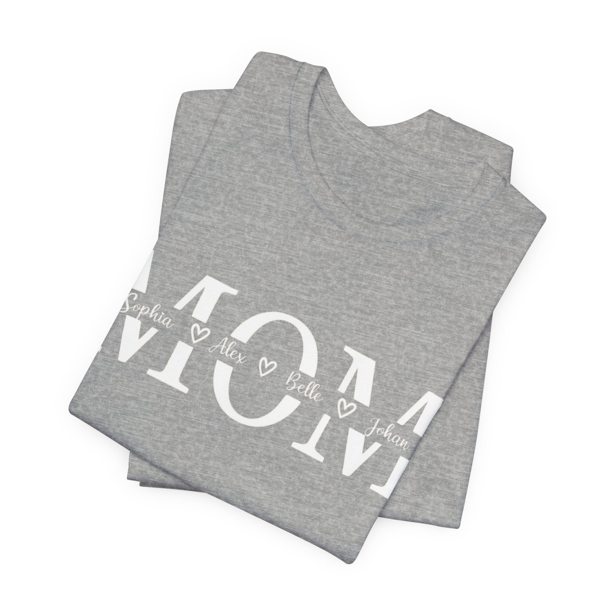 Soft Cotton Mom Heart Tee