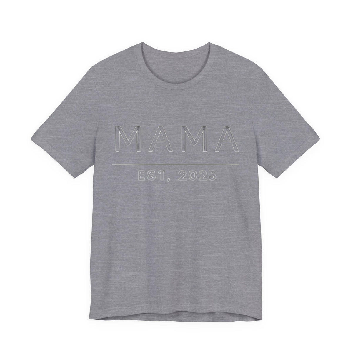 Mama Est. 2025 T‑Shirt — New Mom Graphic Tee
