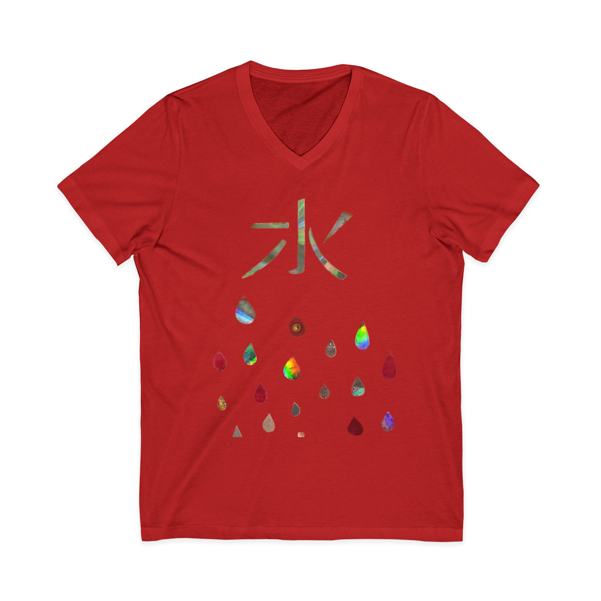 Unisex Jersey Short Sleeve V-Neck Tee