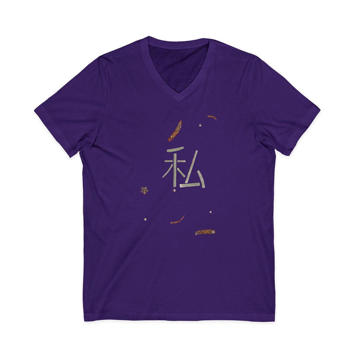Unisex Jersey Short Sleeve V-Neck Tee