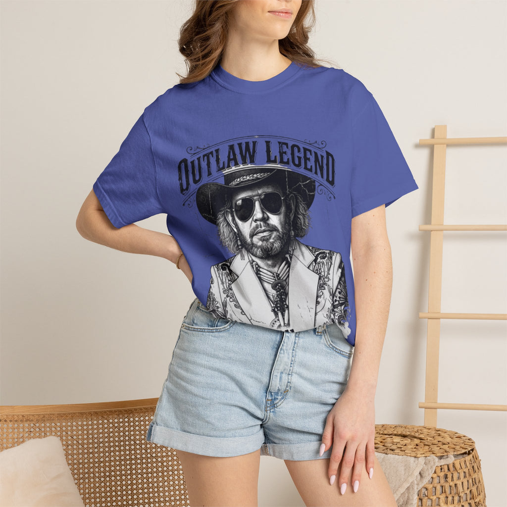 Outlaw Legend Tribute T-Shirt — David Allan Coe Memorial Graphic Tee