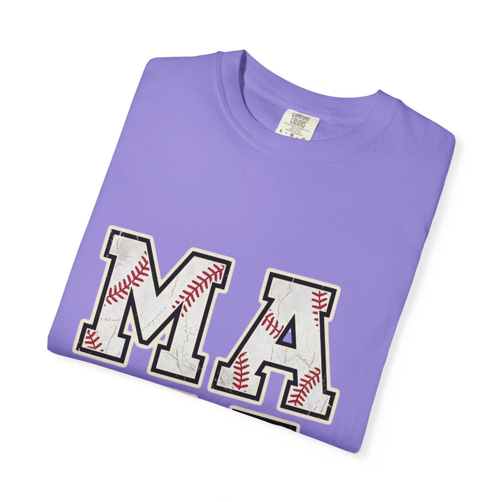 Vintage Cotton Baseball Mom Tee