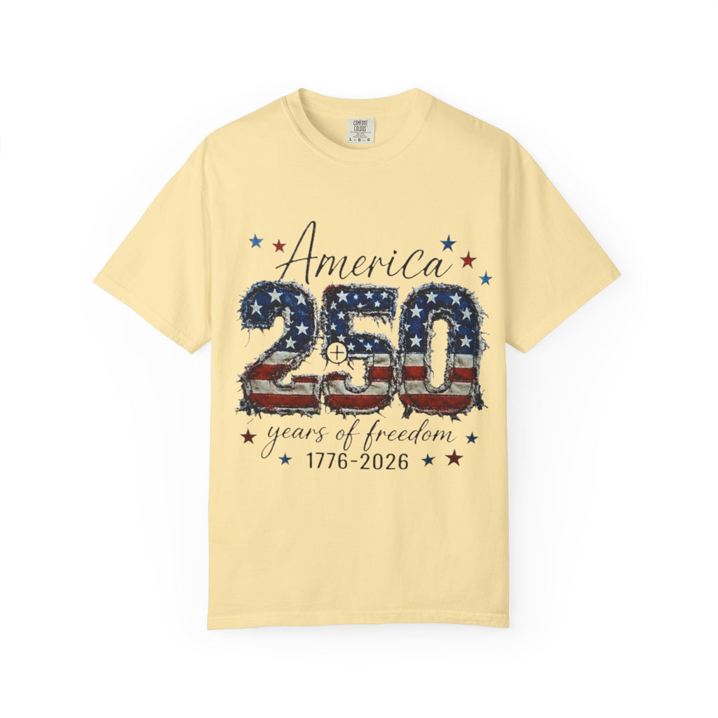 America 250 T-Shirt — 1776–2026 Stars & Stripes Patriotic Tee