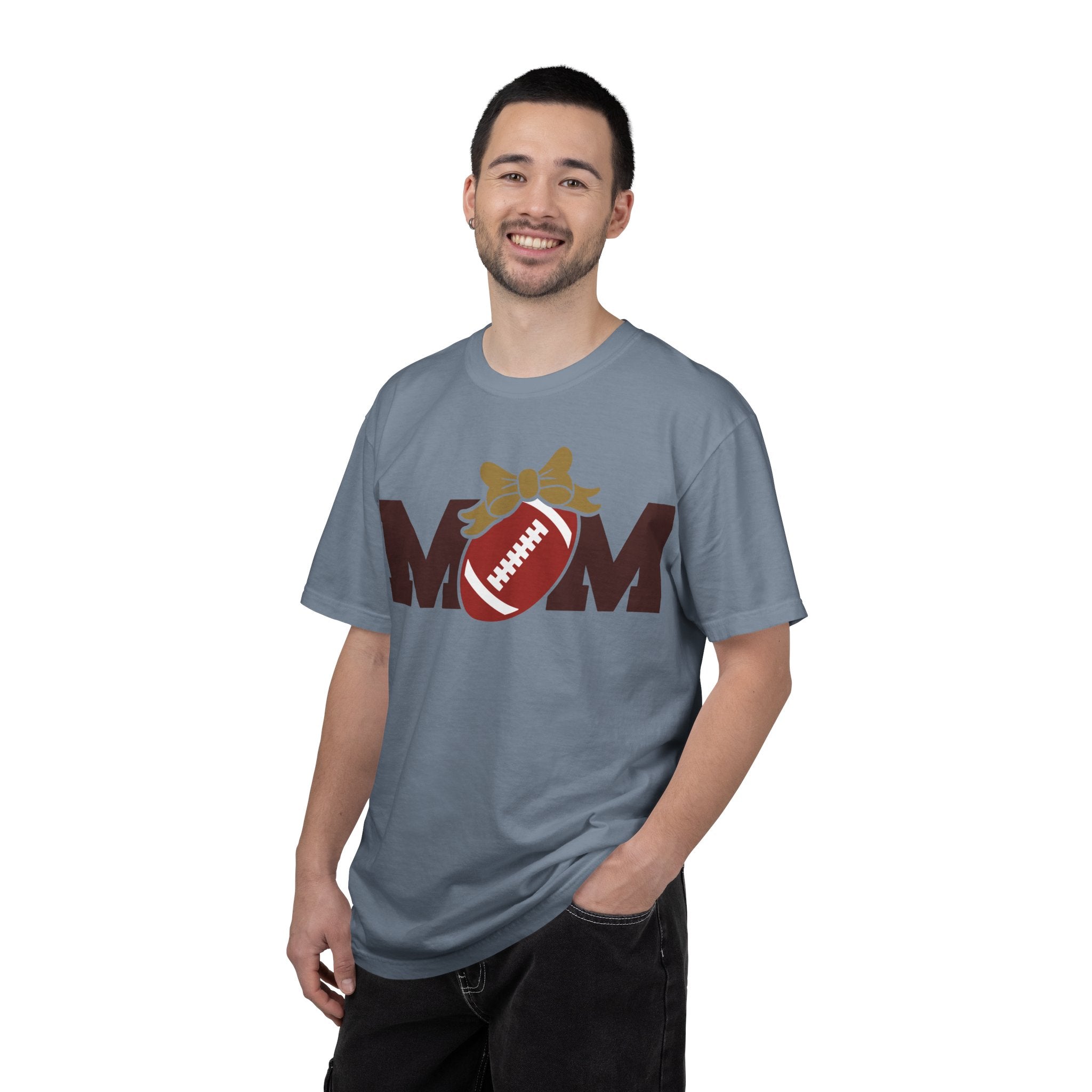 Garment-Dyed Football Mom Tee