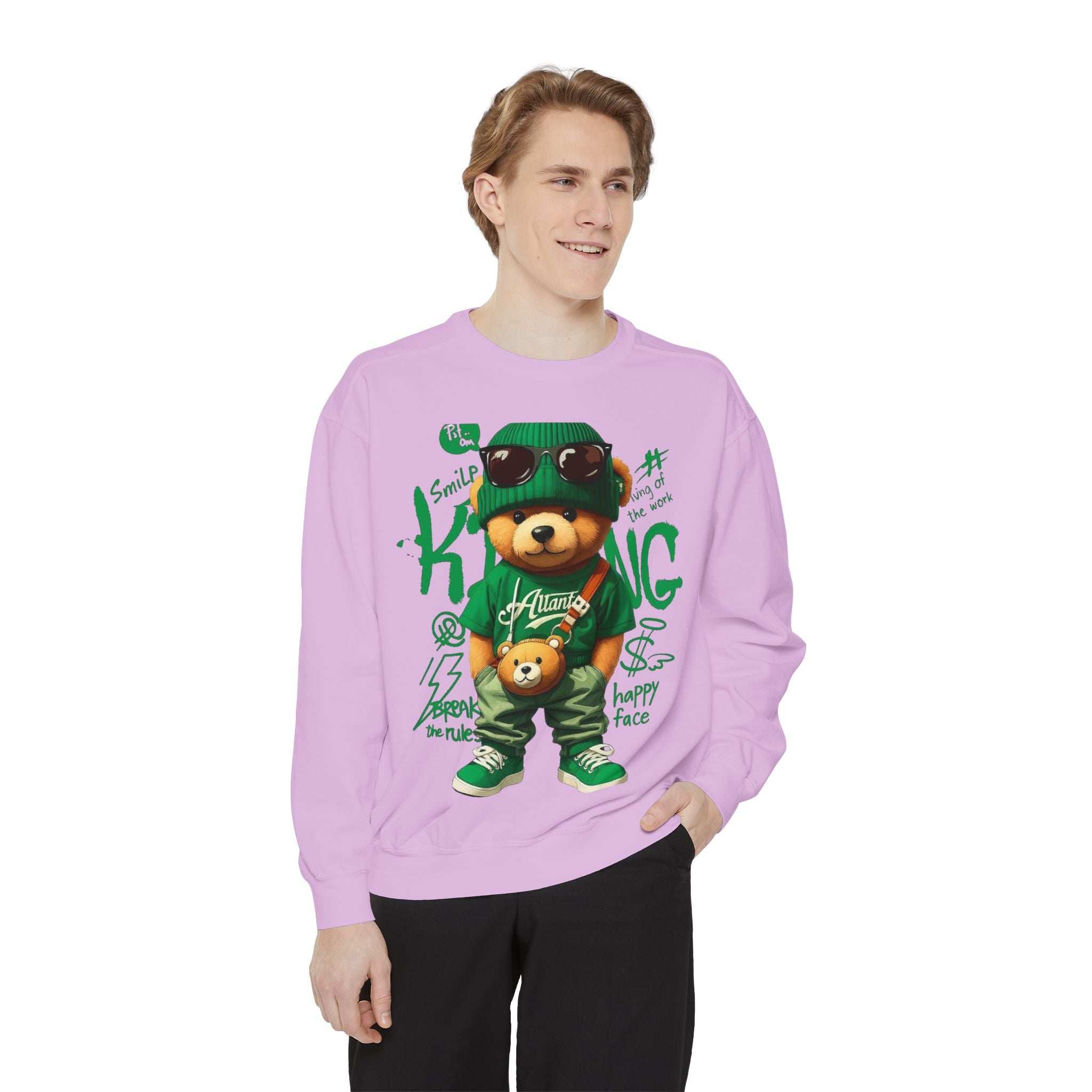 Bear Graphic Cotton Sweatshirt