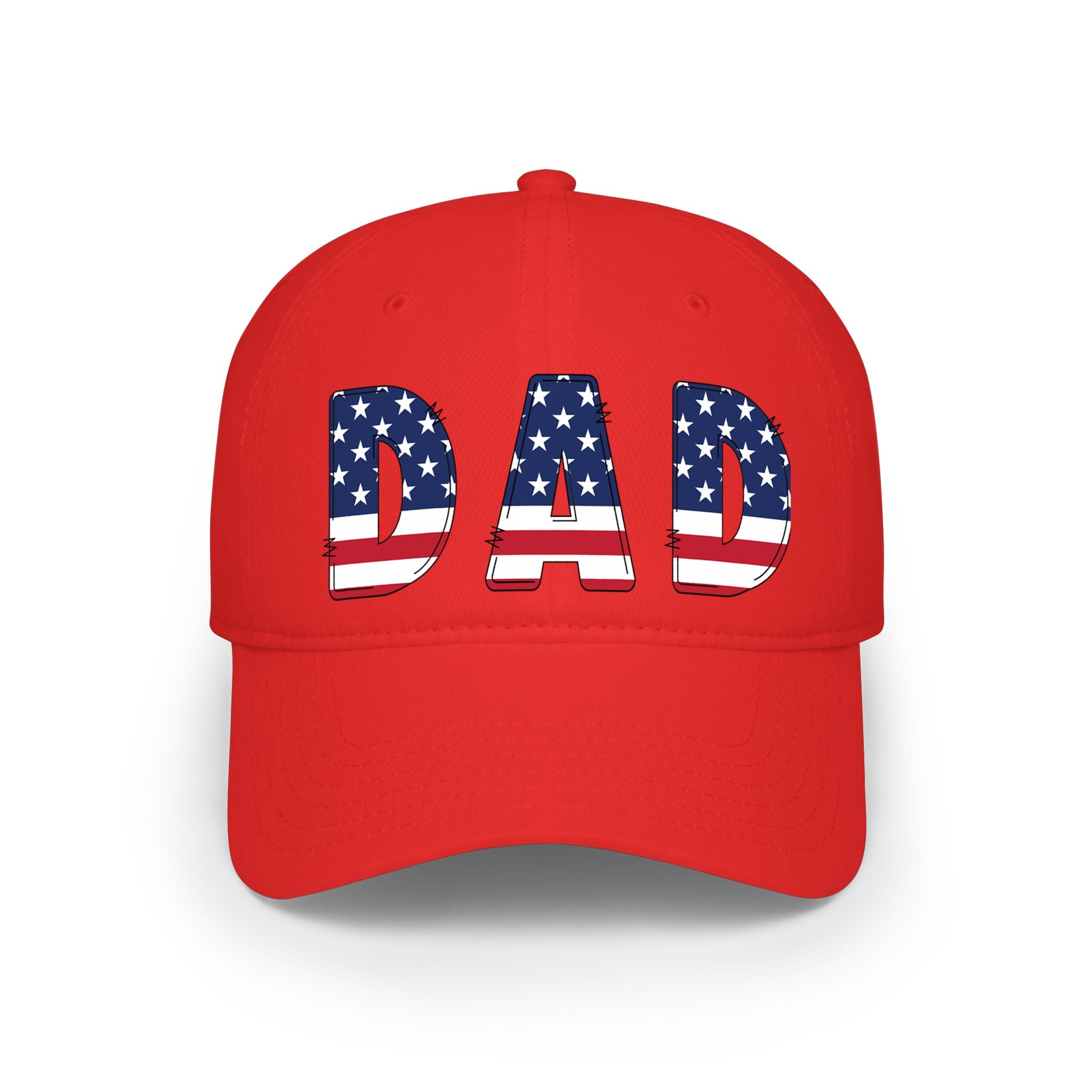 Dad Baseball Cap — American Flag Patriotic Dad Hat for Father’s Day & 4th of July