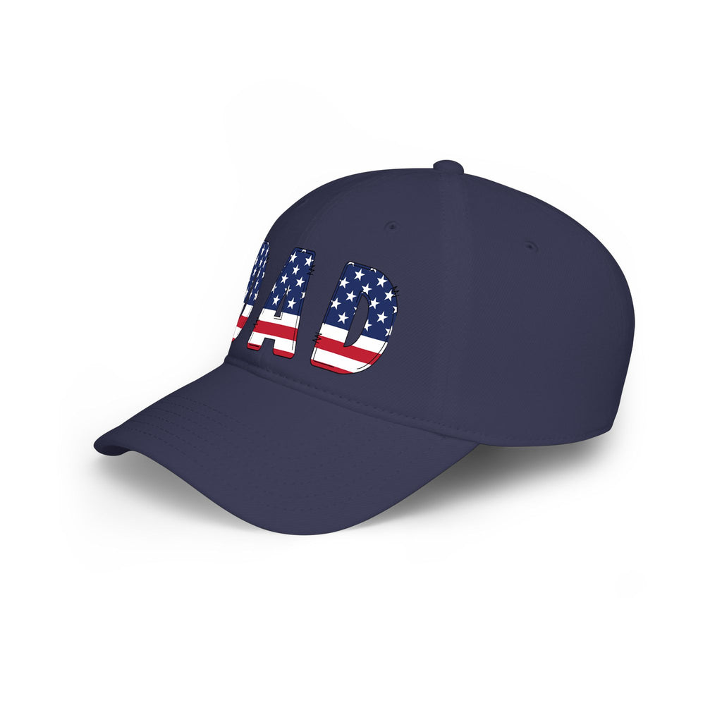 Dad Baseball Cap — American Flag Patriotic Dad Hat for Father’s Day & 4th of July