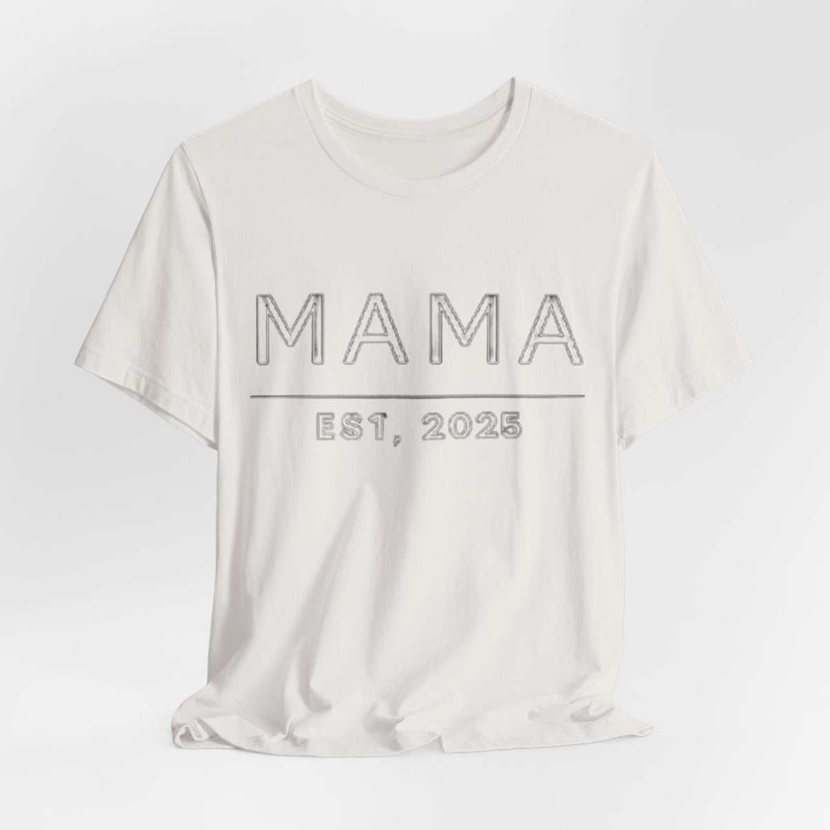 Mama Est. 2025 T‑Shirt — New Mom Graphic Tee