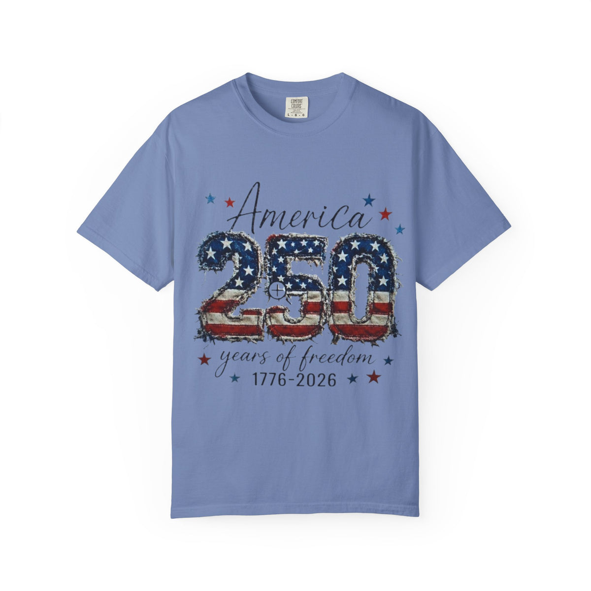 America 250 T-Shirt — 1776–2026 Stars & Stripes Patriotic Tee