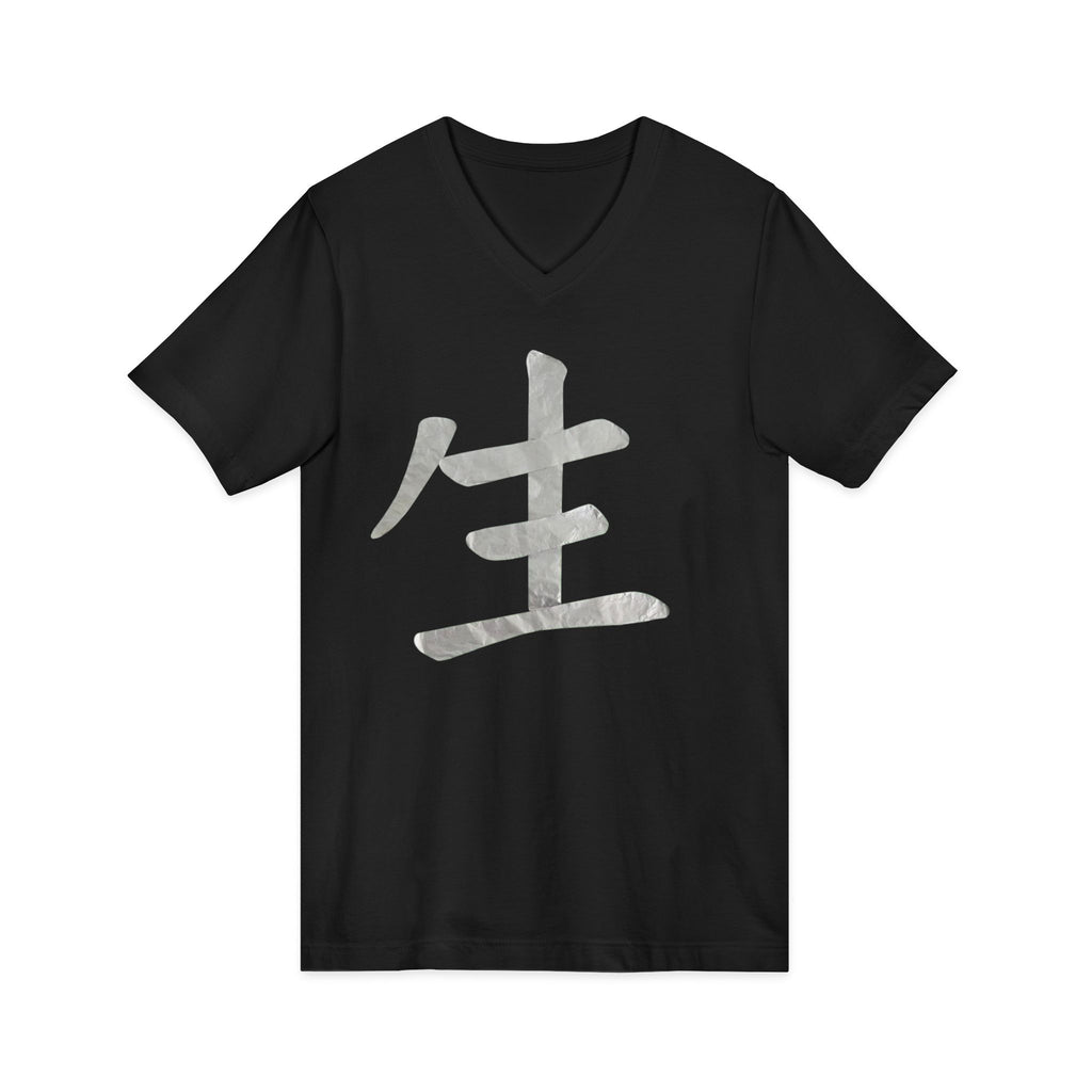 Unisex Jersey Short Sleeve V-Neck Tee