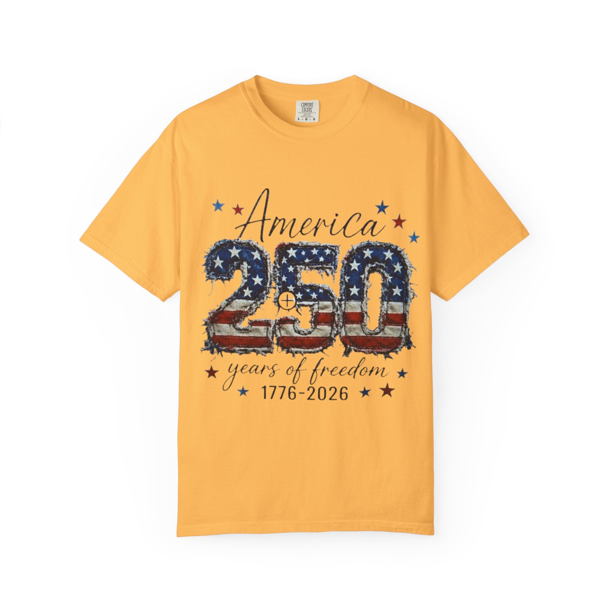 America 250 T-Shirt — 1776–2026 Stars & Stripes Patriotic Tee