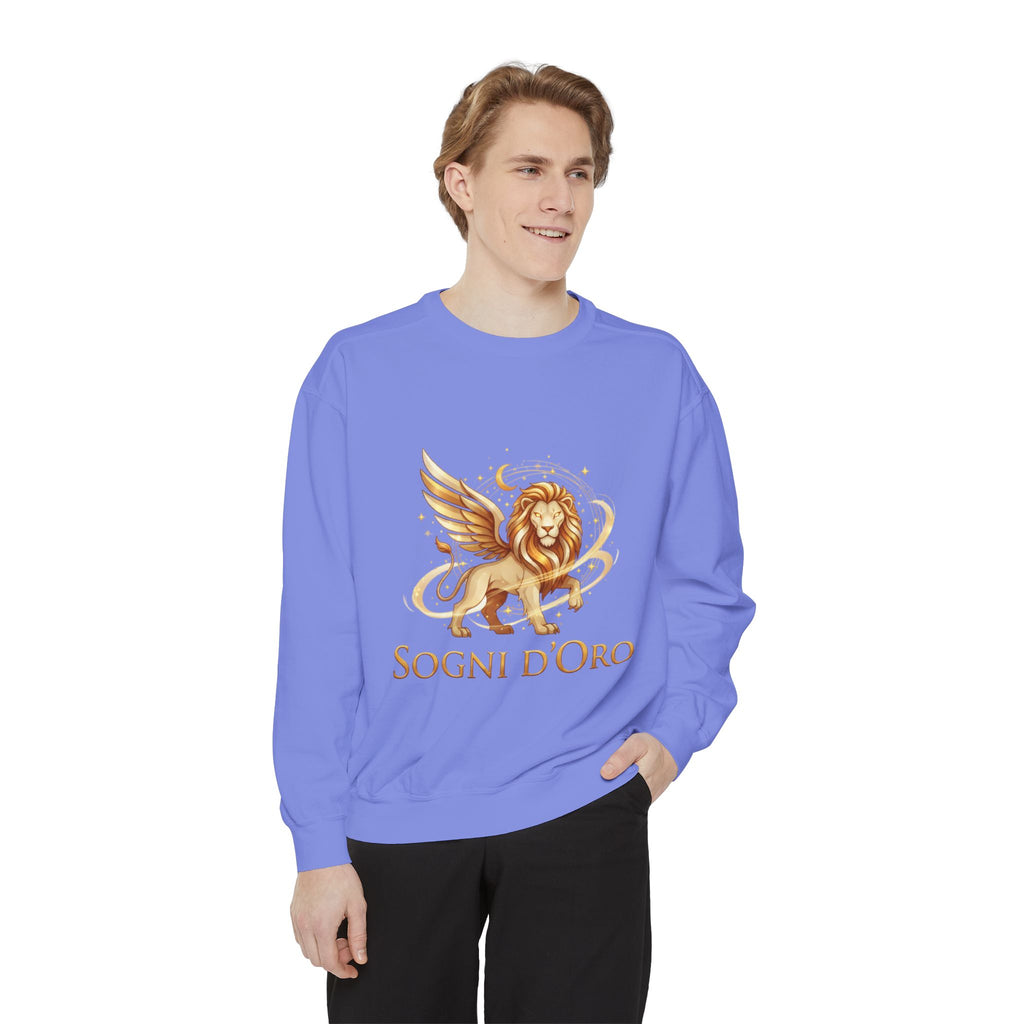 Garment-Dyed Lion Sweatshirt