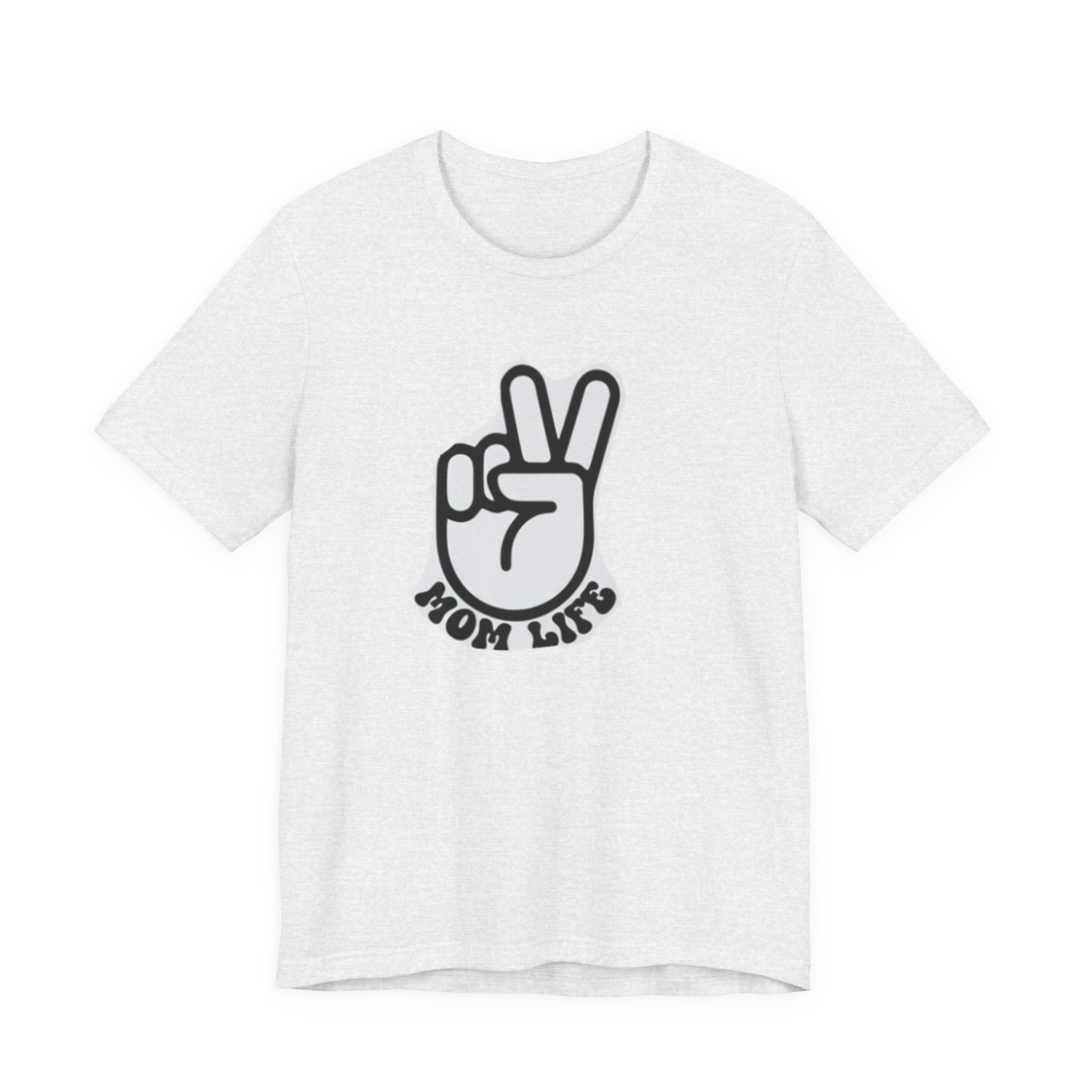 Mom Life Peace Sign T-Shirt